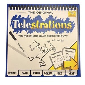 Telestrations The Original Telephone Game Sketched Out 4-8 Players 2013 Complete